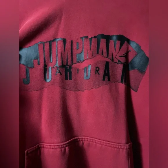 Traded* Vintage Maroon Jumpman Jordan Hoodie - Picture 3 of 5